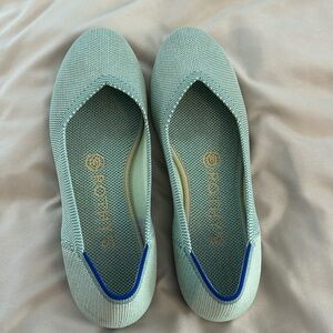 Rothy's Mint Green Knit Flats